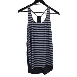 Lululemon Water Bound Singlet Apex Stripe Printed Black Dune/Black/Burlap